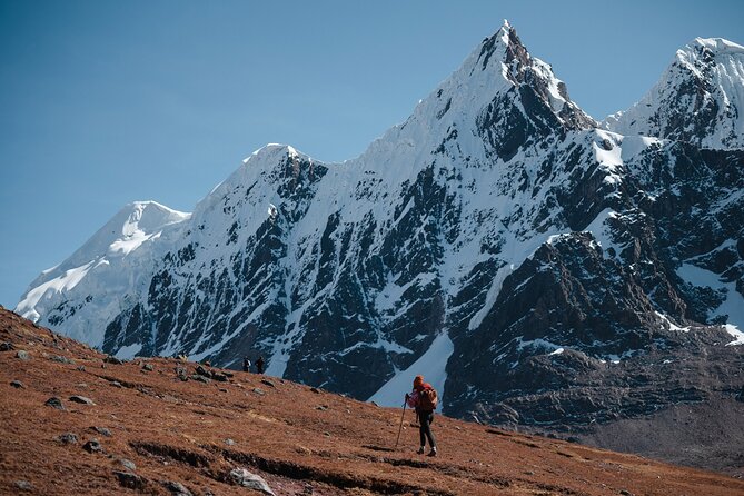 Ausangate and Rainbow Mountain Trek – 3 Days / 2 Nights - Day 2: Puca Pass, Glacial Lagoons, and the Warmisaya 360 View
