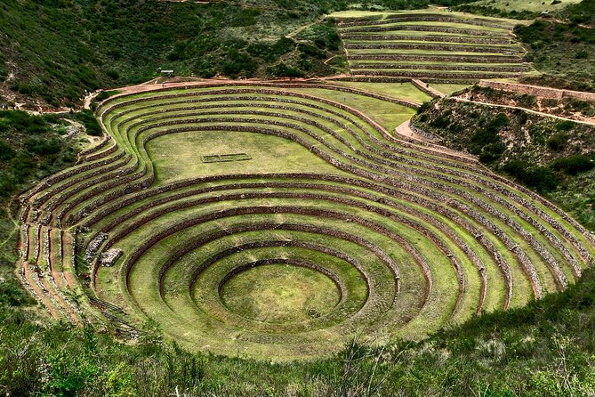 Complete Sacred Valley Tour Small group Pisac, Maras, Moray & Ollantaytambo - Moray: the agricultural laboratory terraces in a bowl