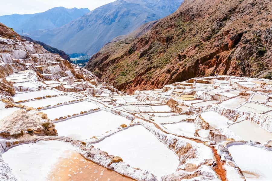 Cusco: Maras and Moray Tour ending in Ollantaytambo - Maras village and the salt evaporation ponds: the working side of Inca heritage