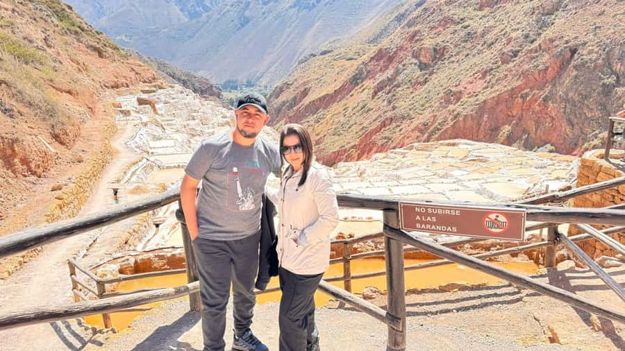 Cusco: Moray, Maras Salt Mines, and Chinchero Weavers Tour - Salineras salt mines: walking among about 3,000 working pools