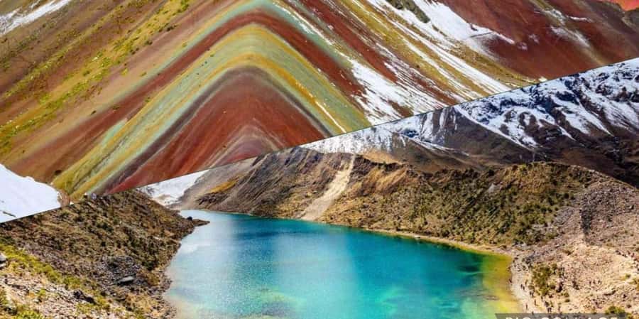 Cusco: Rainbow Mountain and Humantay Lake 2-Day Tour + Meals - Day 1: Rainbow Mountain and the drive south of Cusco