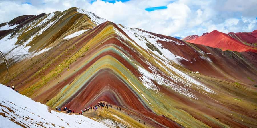 Cusco: Rainbow Mountain and viewpoint red valley ( optional) - The 2-Hour Hike Begins at the Estacionamiento Area