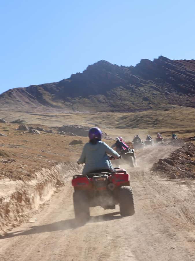 Cusco: Rainbow Mountain ATV Tour with Breakfast & Lunch - The short viewpoint hike: photos, panorama, and the cold reality