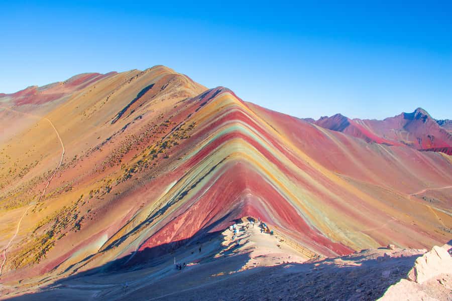 Cusco: Rainbow Mountain ATV Tour with Breakfast & Lunch - Leaving the mountain: the route back and the buffet lunch