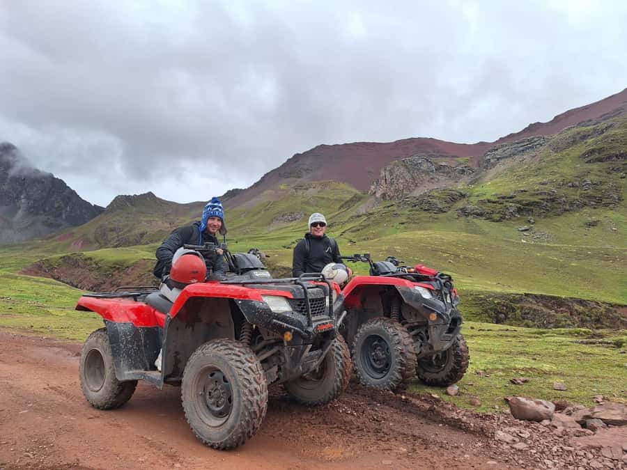 Cusco: Rainbow Mountain In Quad Bikes /walk 5 minutes/+meals - ATV base in Cusipata: safety briefing and a short practice first