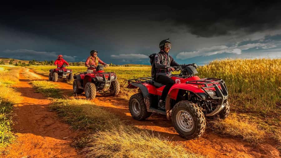 Cusco: Zipline + ATV's | Salt Mines of Maras and Moray | - ATV ride: why an individual quad makes the day better