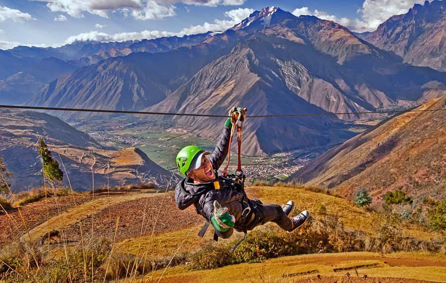 Cusco: Zipline + ATV's | Salt Mines of Maras and Moray | - Safety first, then four cables of zipline fun