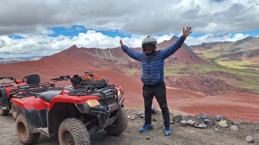 From Cusco: Mountain of colors and red valley on ATVs - ATV Training and the Red Valley Ride: the main event, done safely