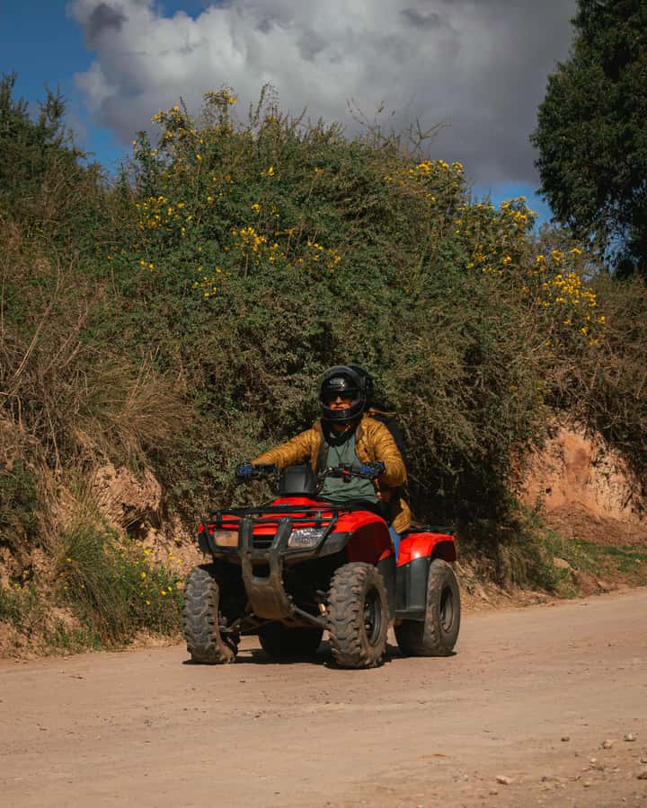 From Cusco: Quad bike tour Moray and Salt Mines - The ATV safety lesson: fast confidence for first-timers