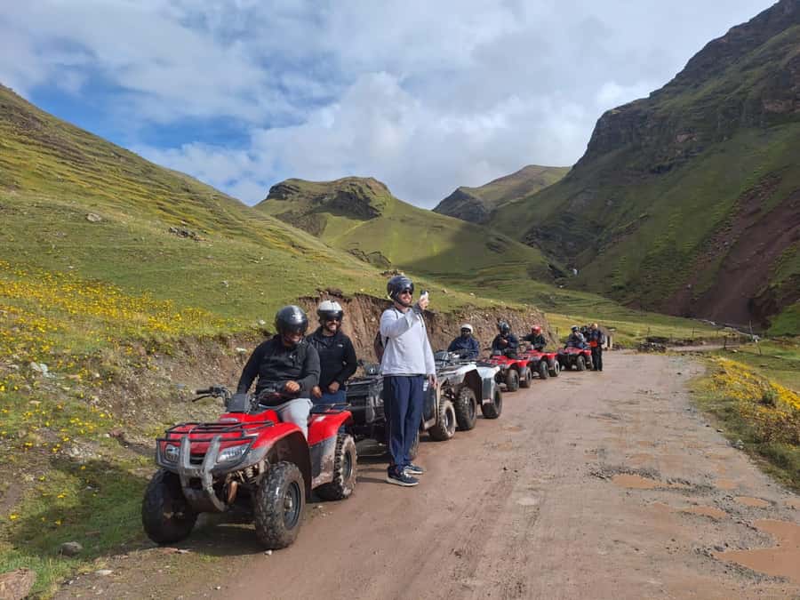From cusco: Rainbow Mountain ATV Tour with meals - ATV Safety Briefing and the Practice Run: Get Comfortable Fast