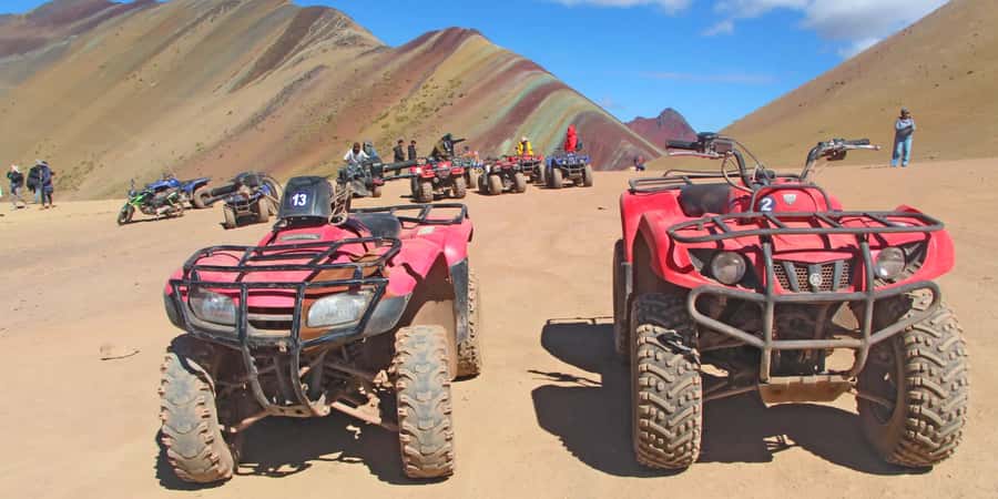 From Cusco: Rainbow Mountain in ATV Quad Bikes + meals - From Pitumarca: the quad bike ride and how it’s timed