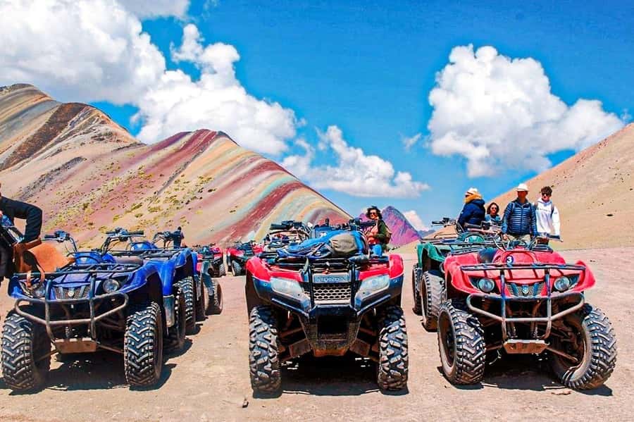 From Cusco: Rainbow Mountain in ATV Quad Bikes + meals - The long Cusco start: meeting point, pickup, and timing