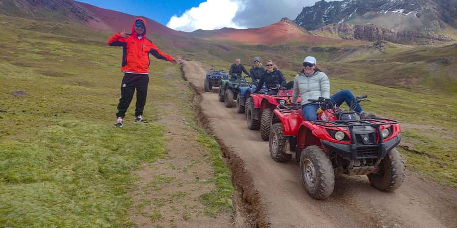 From Cusco: Rainbow Mountain on ATVs - The route toward Kayrahuiri: watching the countryside change