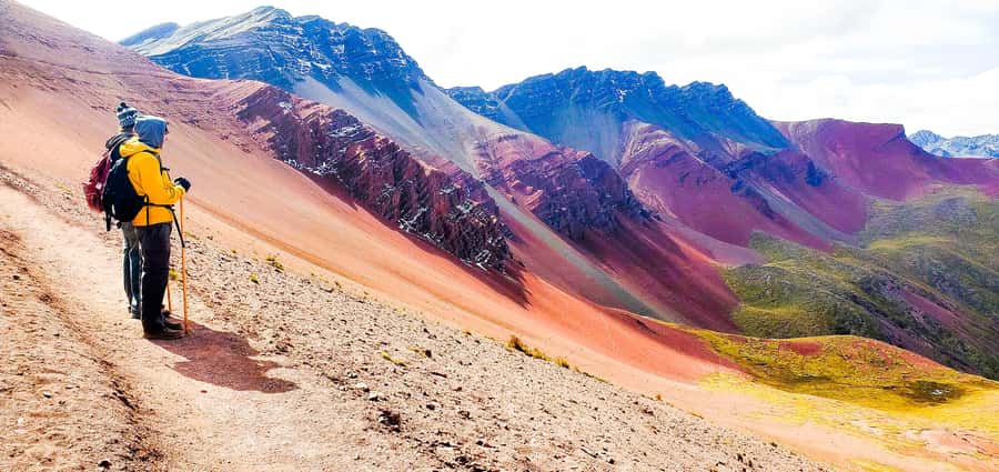From Cusco: Vinicunca Mountain of Colors Excursion + Ticket - The Llaqto checkpoint and the uphill walk (2 hours)