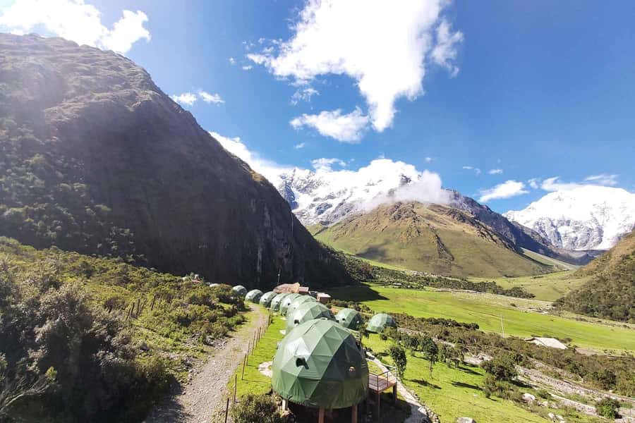 "Glamping Sky Lodge Domes" 2-Day Humantay Lake & Salkantay - Challacancha and the Water Channel: the first real workout