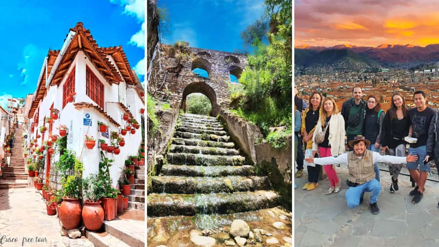 Historic/music Cusco FreeWalkingTour "free drink" Group Tour - Plaza de Armas and the Inca Fountain: setting the stage