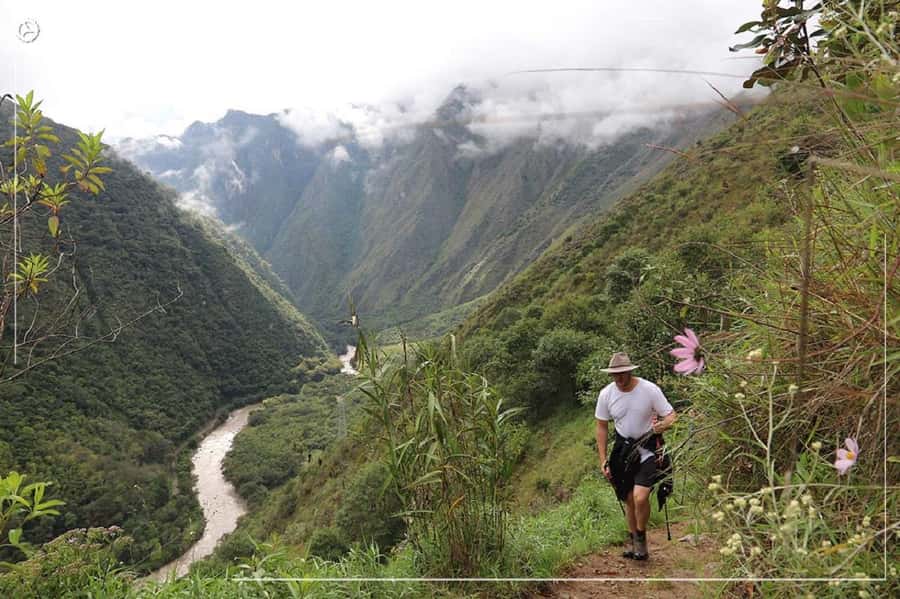 Inca Trail 2 days to Machu Picchu - Wiñayhuayna to Inti Punku: Lunch break and the approach to your first Machu Picchu view