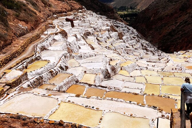 Quad bikes in Moray and Salineras and Picnic with llamas - Maras Salt Mines (Salineras de Maras): pink pools in a high mountain world