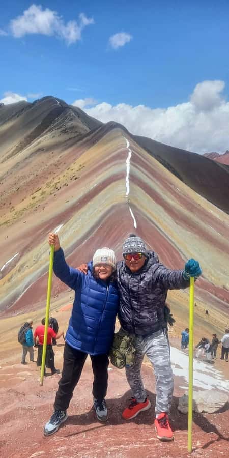 rainbown mountain Vinicunca 1 day - The descent and return: same time, different fatigue