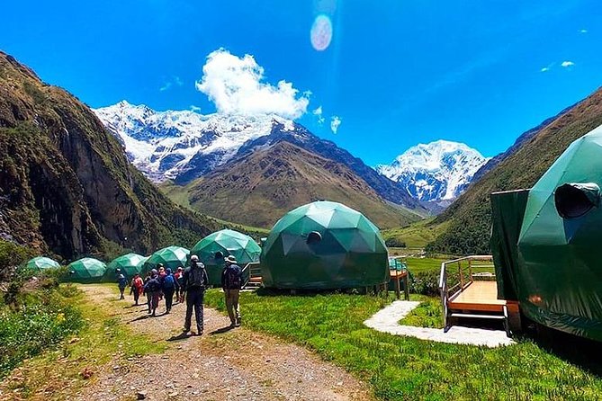 Salkantay Trek 4 Days to Machu Picchu by Glamping Sky Lodge Dome - Day 3: upper jungle, rivers, waterfalls, and La Playa at walking pace