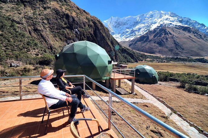 Salkantay Trek 4 Days to Machu Picchu by Glamping Sky Lodge Dome - Day 1: Mollepata to Soraypampa—Cruzpata views and your cold-weather camp